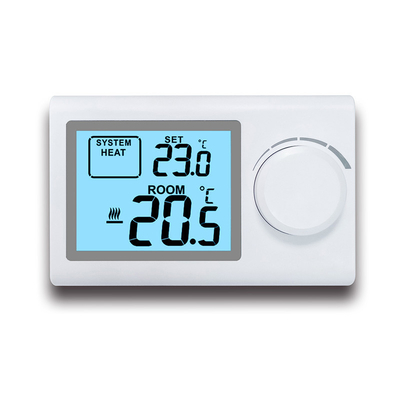 Control de la temperatura atado con alambre caldera del control de la calefacción por agua del termóstato del sitio de Digitaces 	Termóstato del sitio atado con alambre
