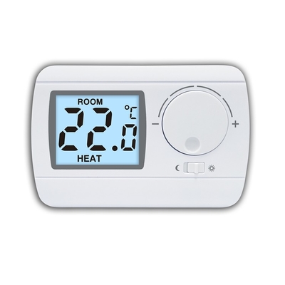 Riseem 230V Termostato de calefacción de habitación con cable no programable con pantalla LCD