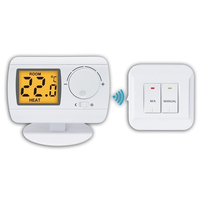 Regulador de temperatura blanco de la caldera de gas del ABS 220V Digitaces RF Room Thermostat