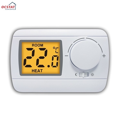 Riseem LCD termostatos no programables de calefacción por suelo 6A con sensor NTC inteligente