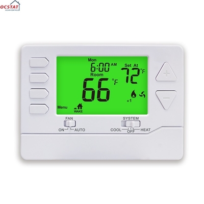 Riseem 2 Calor 2 Frío 24V Control de temperatura del termostato electrónico de habitación programable