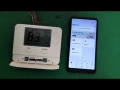 Termostato de calefacción de la habitación con batería para el control inteligente de la energía