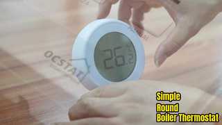 termostato redondo simple para caldera